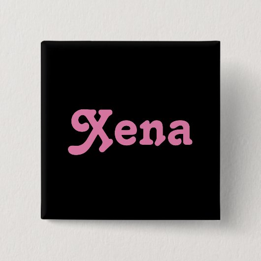 Button Xena (Vorderseite)