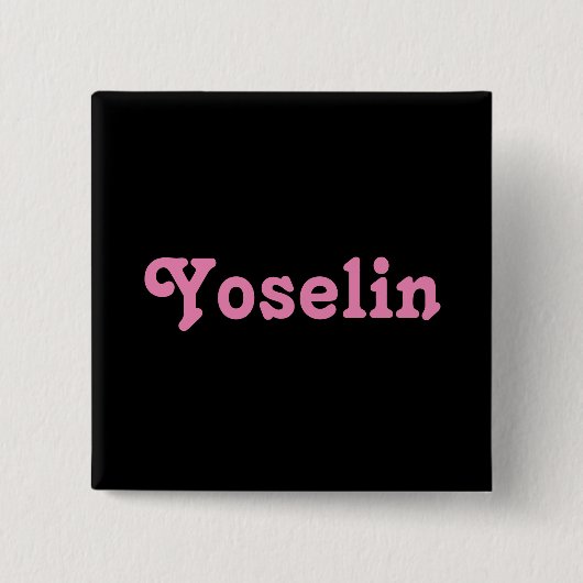 Button Yoselin (Vorderseite)