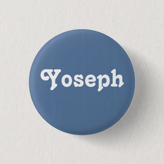 Button Yoseph (Vorderseite)