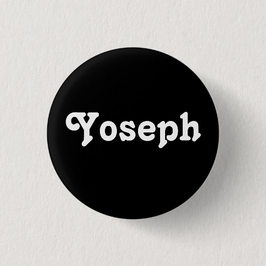 Button Yoseph (Vorderseite)