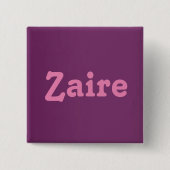 Button Zaire (Vorderseite)