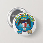 Button zeigt Bernie Sanders lautenden Sozialismus (Vorne & Hinten)