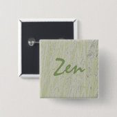 Button "Zen Bamboo" (Vorne & Hinten)