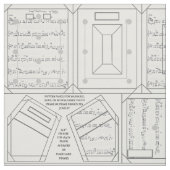 Button-Zierstoff Stoff (Muster)