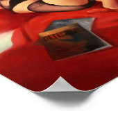 Button zum Aufspüren von Erkennungsgeschichten Poster (Ecke)