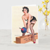 Button zum Heften Karte (Gelbe Blume)