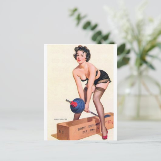 Button zum Heften Postkarte (Stehend Vorderseite)