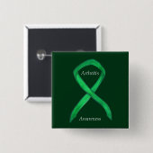 Button zur Sensibilisierung für Arthritis Green Ri (Vorne & Hinten)