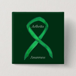 Button zur Sensibilisierung für Arthritis Green Ri