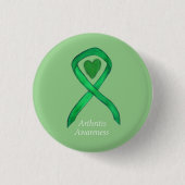 Button zur Sensibilisierung für Arthritis Green Ri (Vorderseite)