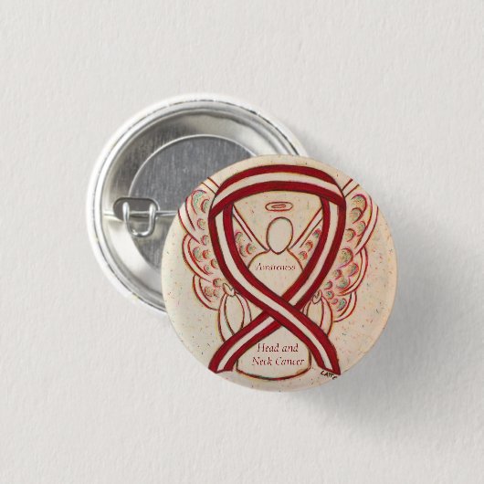 Button zur Sensibilisierung für den Kopf- und Nack (Vorne & Hinten)