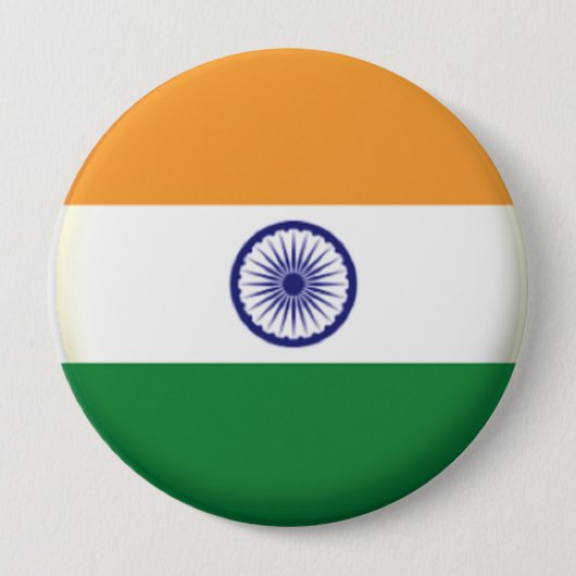 BUTTON ZURÜCK - GROSSES ABZEICHEN INDIEN (Vorderseite)