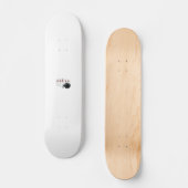 Buttone aus Stahlskateboard..! Skateboard (Vorderseite)