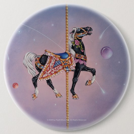 Buttone, Buttons - Petaluma Karussell Pferd 2 (Vorderseite)
