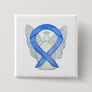 Buttone der benutzerdefinierten Kunst: Violet Ange Button