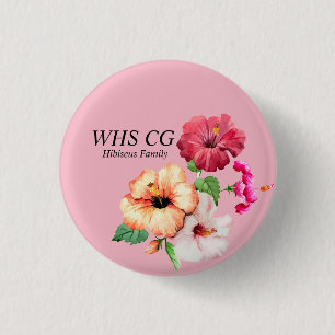 Buttone der Hibiskus-Familien-CG Button