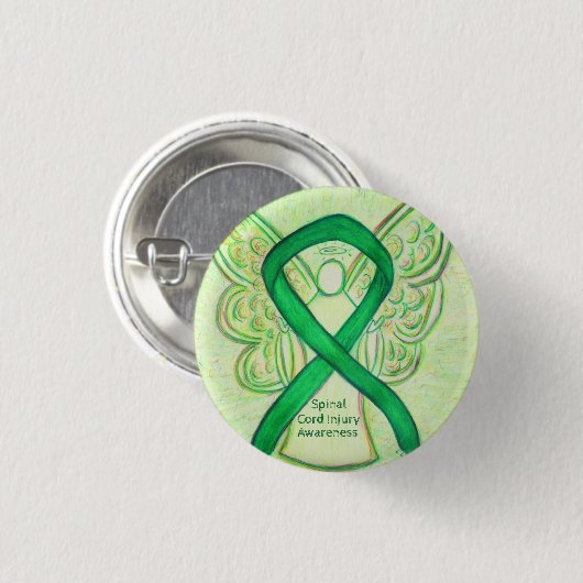 Buttone der Rückenmarksverletzung Engel Awareness  Button (Vorne & Hinten)