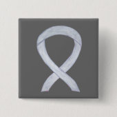 Buttone der "Silver Awareness Ribbon Custom Art" Button (Vorderseite)