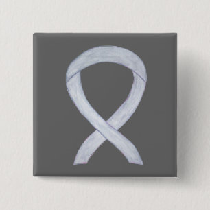 Buttone der "Silver Awareness Ribbon Custom Art" Button