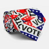 Buttone für die Stimmabgabe Krawatte (Gerollt)