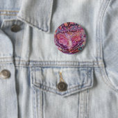 Buttone für krebserregende Gedichte mit rosa Engel Button (Beispiel)
