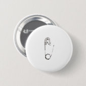 Buttone für Silbersicherheit Button (Vorne & Hinten)