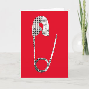 Buttone für Silbersicherheit Karte