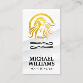 Buttone Haarlogos Terminkarte (Vorderseite)