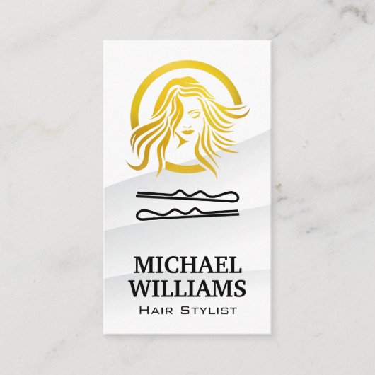 Buttone Haarlogos Terminkarte (Vorderseite)