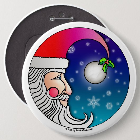 Buttone, Knöpfe - Sankt-Mond Button (Vorne & Hinten)