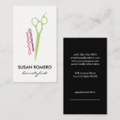 Buttone Schere Ernennung Terminkarte (Vorne/Hinten)