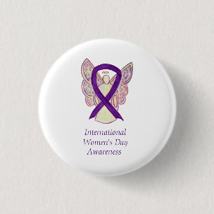 Buttone zum Internationalen Frauentag Button