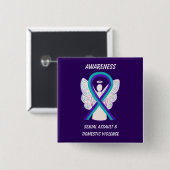 Buttone zur Sensibilisierung für sexuelle Übergrif Button (Vorne & Hinten)