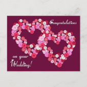 Buttonised Herzen Postkarte (Vorderseite)