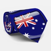 Buttonized Flagge von Australien Krawatte (Gerollt)