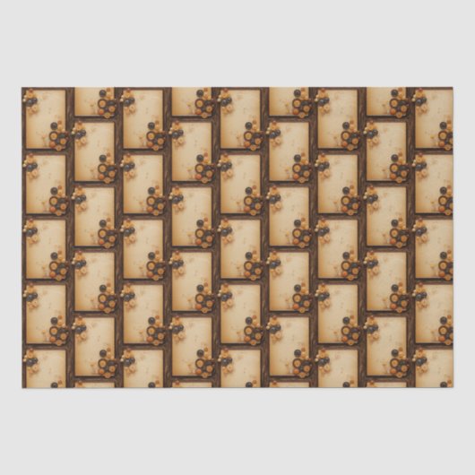 ButtonMix Cream und Brown Seidenpapier (Vorderseite)