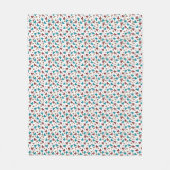 Buttons Blume Fleece Blanket (Vorderseite)