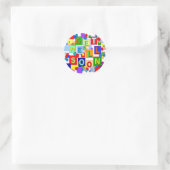 BUTTONS ~ Brunnen Stickers (Tasche)