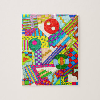 Buttons Caught in Shapes Puzzle