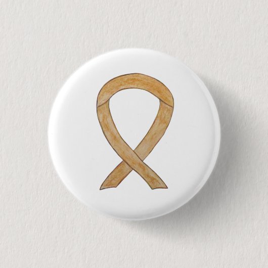 Buttons für das Button "Amber Awareness Ribbon" (Vorderseite)