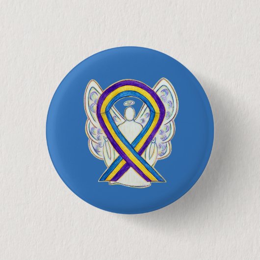 Buttons für das Button "Blase Cancer Awareness Rib (Vorderseite)