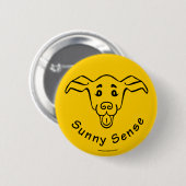 Buttons für das Logo "Sunny Sense" (Vorne & Hinten)