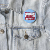 Buttons für das Zeichen des Friedens in US Flagge (Beispiel)