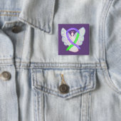 Buttons für den Angel lila- und Lindengrün (Beispiel)