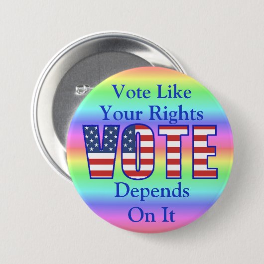 Buttons für LGBT-Rechte (Vorne & Hinten)