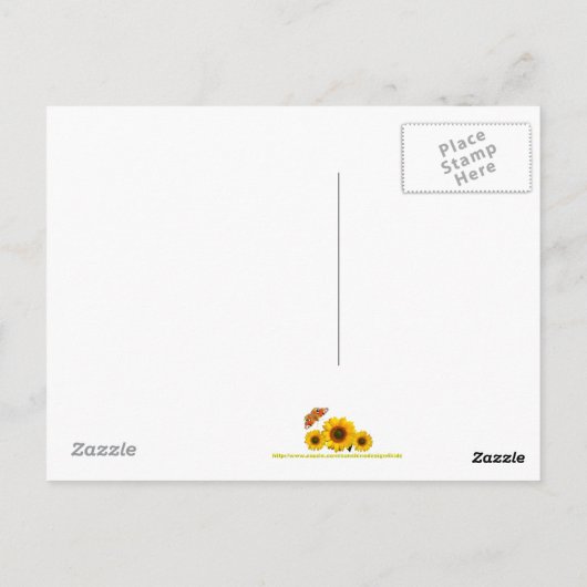 BUTTONS ~ Get Well Postcard Postkarte (Rückseite)