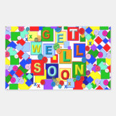 BUTTONS ~ Get Well Sticker # 2 (Vorderseite)