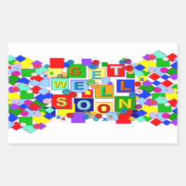 BUTTONS ~ Get Well Sticker # 2
