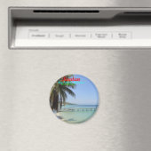 Buttons in Roatan, Bay Islands, Honduras Magnet (In Situ (Geschirrspüler))