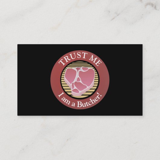 Buttons mit schwarzem Hintergrund Visitenkarte (Rückseite)